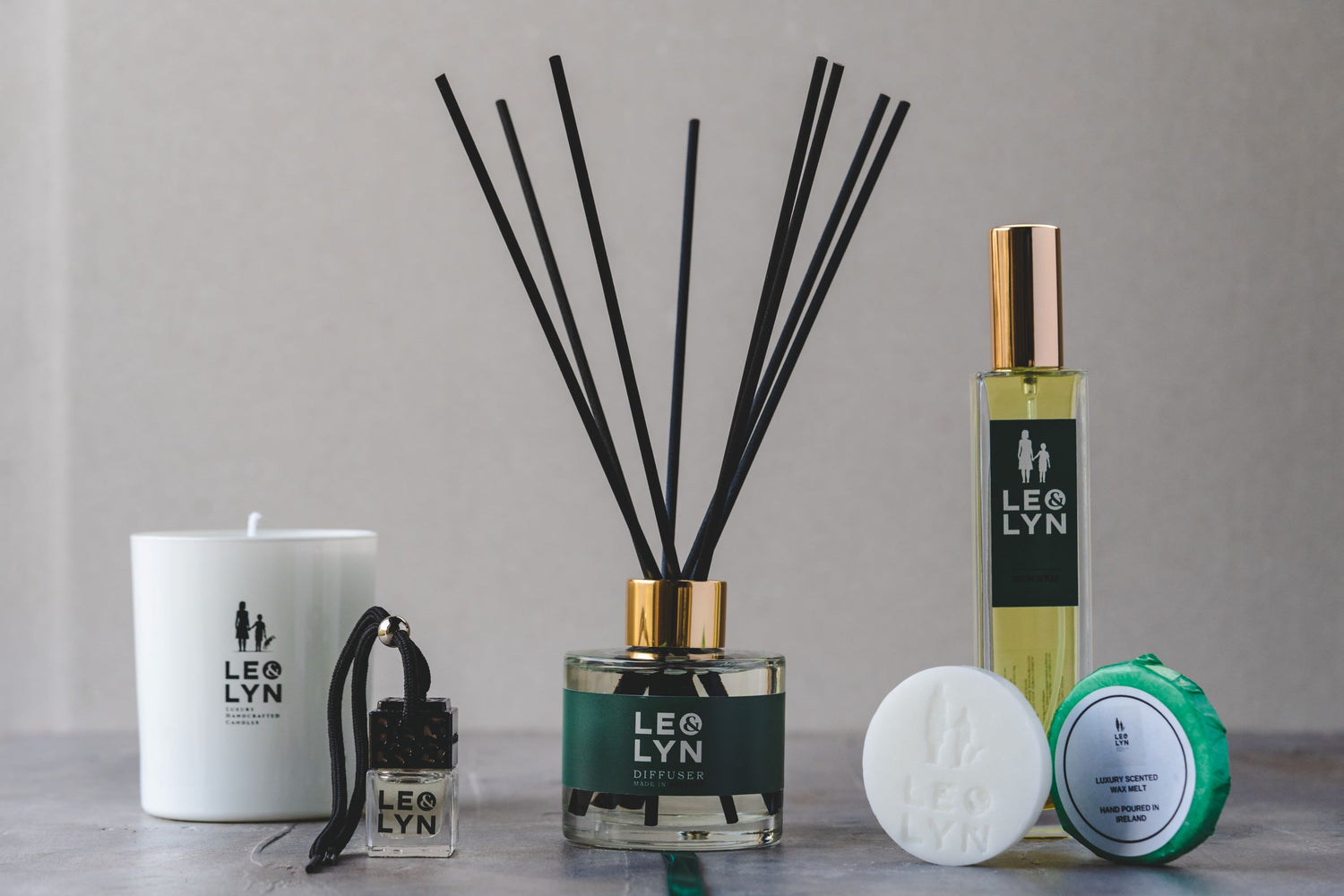Peony Blush Suede Car Diffuser Leo Lyn Candles